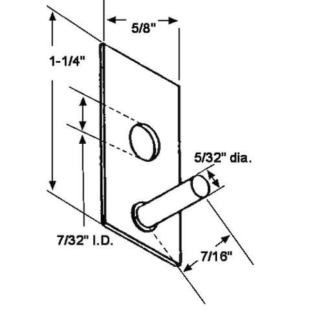 Strybuc Square Plough Pivot Pin 86-10